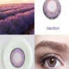 Amethyst Colored Yearly Disposable Soft Contact Lenses (1 Box) - DSF0001