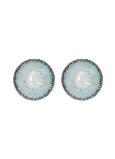 MAROOF Daily Wear and Reusable Soft Colored Contact Lenses Lumiere Blue - VM07070