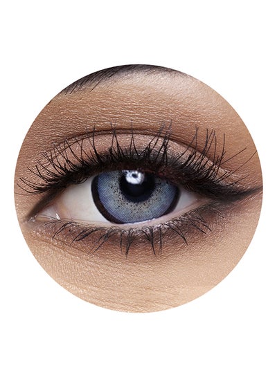 Anesthetic Diamond (Grey And Blue) 6 Months Disposable Contact Lenses -