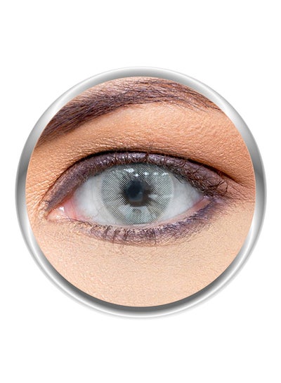 Anesthetic Claro (Grey And Silver) 6 Months Disposable Contact Lenses - ANS-CLARO