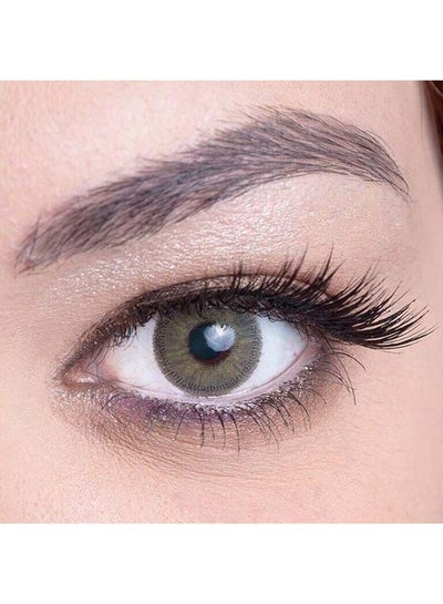 6 Months Disposable Contact Lenses - OXYGEN - OLIVE GREEN