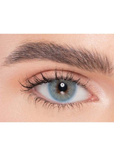 6 Months Disposable Lenses - Core Blue+4.00