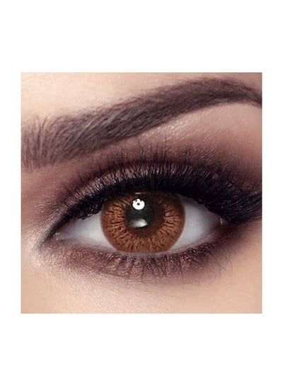 Bella Elite Disposable 3 Month Colored Contact Lenses Cinnamon Brown - BECIBR