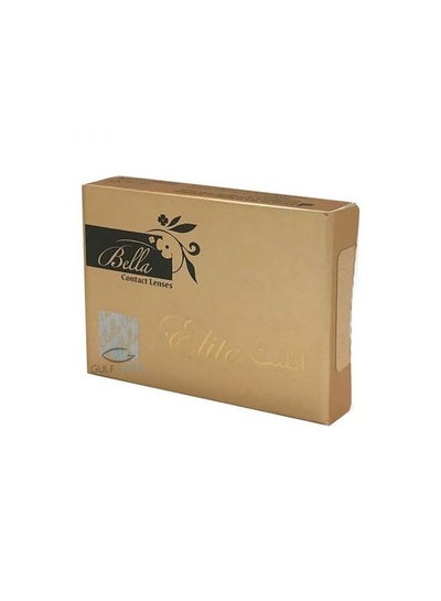 Bella Elite Collection Amber Grey  1 box 2 lenses 0.00 -